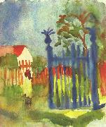 August Macke Gartentor oil painting